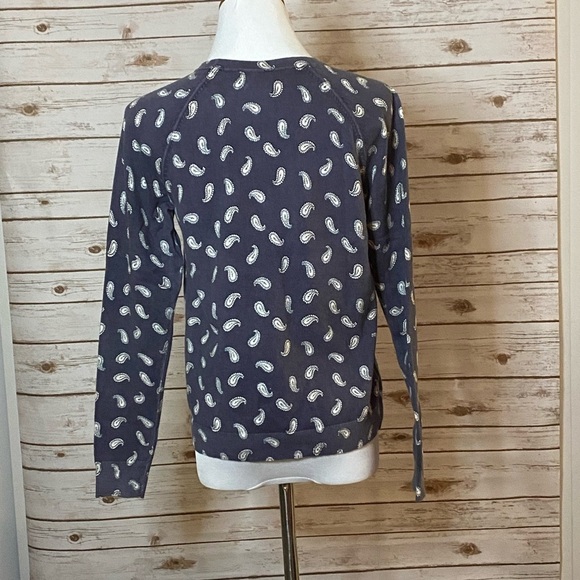 Ann Taylor LOFT paisley print sweater - Picture 4 of 5